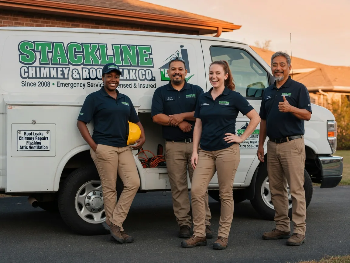 Chimney flashing repair company in Otis, KS